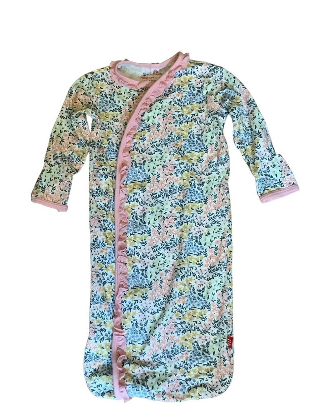 Magnetic Me Pink Floral Modal Magnetic Gown
